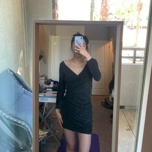 Urban Outfitters Thea Sparkly Mini Dress